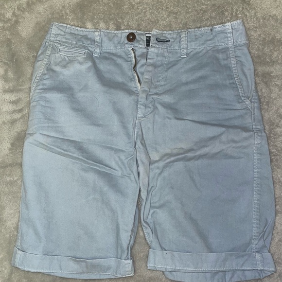 MENS SIZE 28 AMERICAN EAGLE LONGBOARD SHORTS - BLUE - FLAT FRONT- NWT - Picture 1 of 5